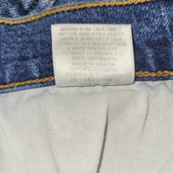 Re/Done Comfort Stretch High Rise Ankle Crip Stretch Jeans In Mid 70s Size 24 - Picture 10 of 14